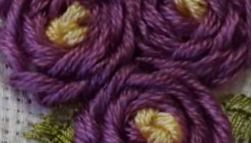 #Embroidery -Verev sarma gül yapımı -Rose making