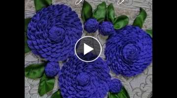 Havlu nakışı (sutaşı ile çiçek nasıl yapılır ) Towel embroidery (how to make flowers wi...