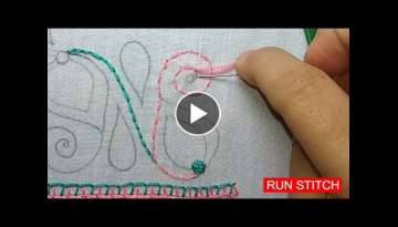 Latest Nakshi kantha stitch tutorial-44 PART 2, নকশী কাঁথা সেলাই, ক...