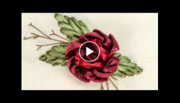 Decorate Your loving day with Ribbon Roses: DIY Stitching Ideas