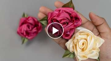 Creative and Realistic Ribbon Roses : Flowers for Special Occasions