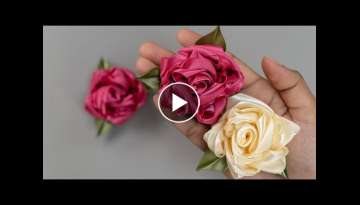 Creative and Realistic Ribbon Roses : Flowers for Special Occasions