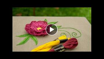 Decorative Flower Design for Clothes: 3D embroidery Ideas