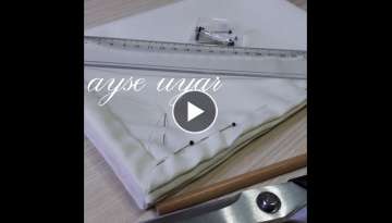 Kumaş peçete kenarı nasıl yapılır ( How to make fabric napkin edge )