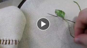 El Nakışı Yaprak Yapımı (Hand Embroidery Leaf Making)