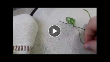 El Nakışı Yaprak Yapımı (Hand Embroidery Leaf Making)