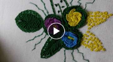 #Rokoko nakışı yaprak ve birit nakışı çiçek yapımı - Rococo embroidery leaves