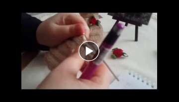 Dantelli ,kurdela nakışlı bebek patiği yapımı: Video 3