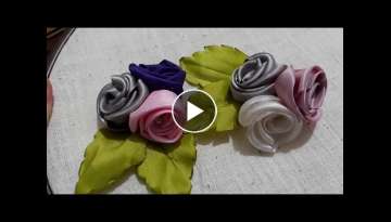 #KatlamalÄ± gÃ¼l yapÄ±mÄ± - Folding rose making