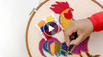 Sri Lankan Hand Embroidery Designs for Beginners | by DIY Stitching