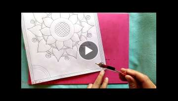 Beautiful Nakshi kantha design-109,How to draw Nokshi katha ,নকশী কাথার ডি�...