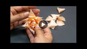 Beautiful Ribbon Flower - DIY Craft Ideas for Weddings