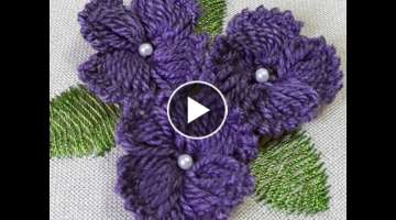 Boyutlu Çiçek Yapımı -Embroidery (Dimensional Flower Making -Embroidery)