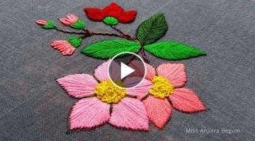 Cute Embroidery Flowers for your Beautiful Dress,Embroidery,Secrets of Embroidery-63, #StayHome