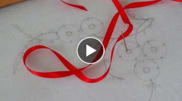 Hand Embroidery: Ribbon Work/ Ribbon Embroidery