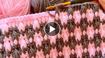 Very Easy Super Knitting Crochet beybi blanket yelek battaniye canta Ã¶rgÃ¼ modeli
