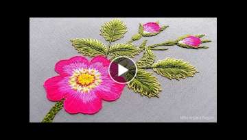 NeedleWork Décor by Hand||NeedlePoint art & Embroidery||The Embroidery channel for Beginners-309