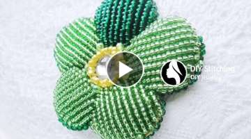 Hand Embroidery Ideas with Beads | DIY Jewelry | DIY Stitching