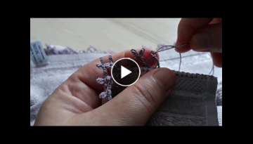 Iğne Oyası Sinek Kanadı Yapımı-Needle lace